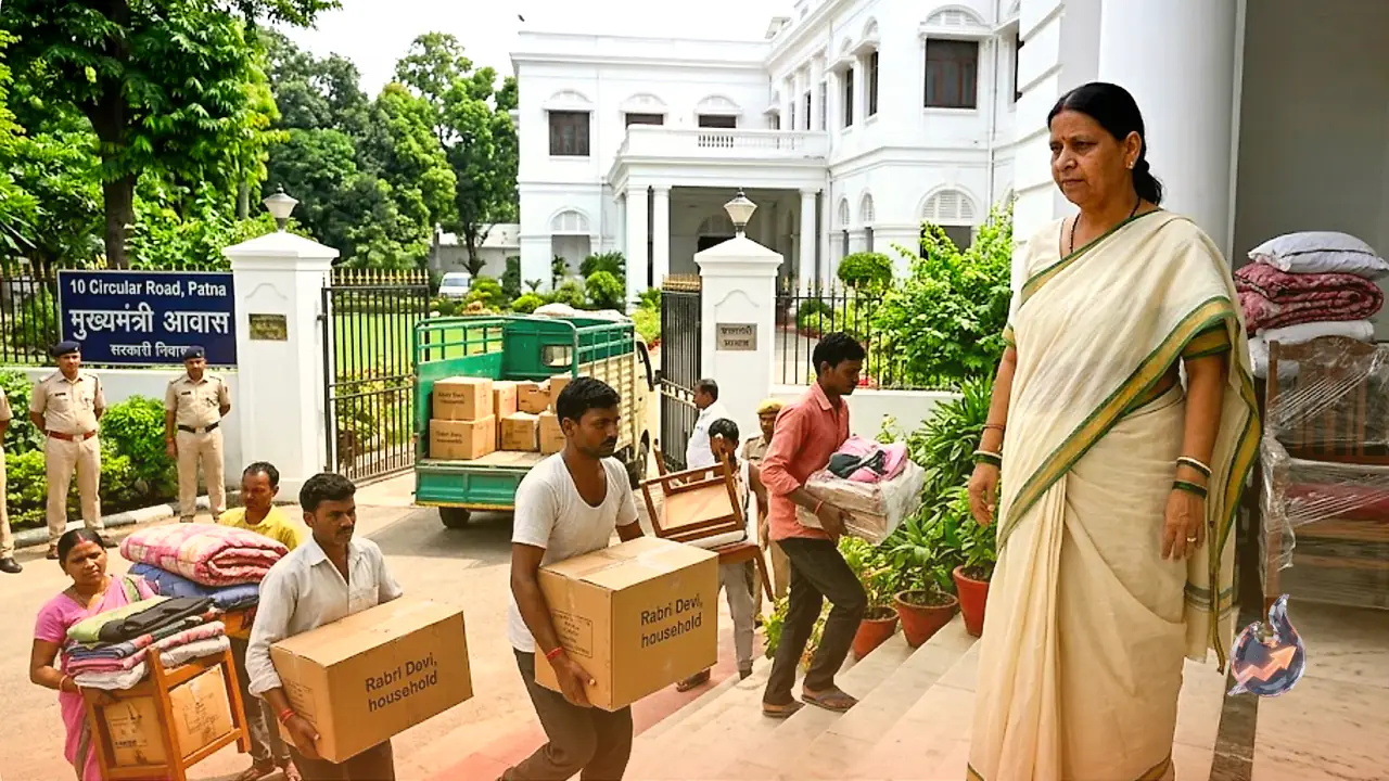 Final seven-day deadline puts fresh pressure on Rabri Devi to vacate her official bungalow