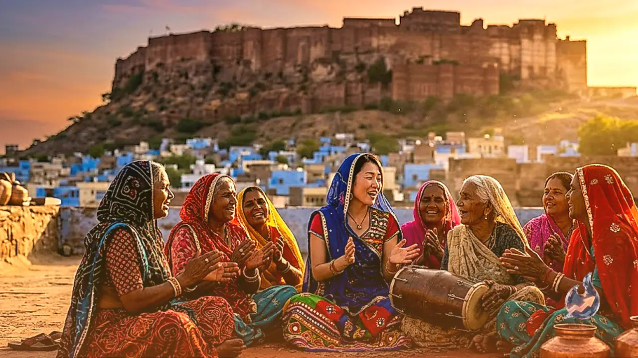 सात समंदर पार से आकर मेहरानगढ़ की तलहटी में मारवाड़ी गा रही जापान की मायूमी, लोग कहते हैं इन्हें 'राजस्थानी मधु'