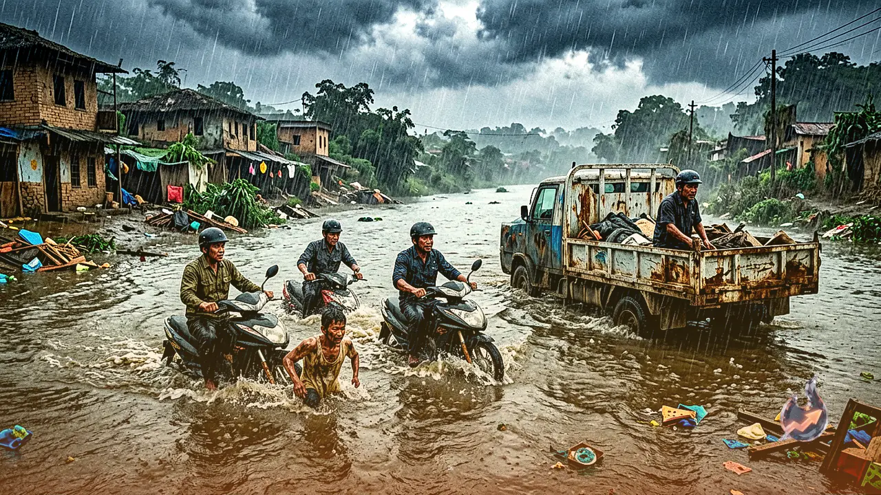 सतना और पन्ना में बारिश का कहर, उफनते नाले में बहे बाइक सवार की मौत और डंफर चालक लापता