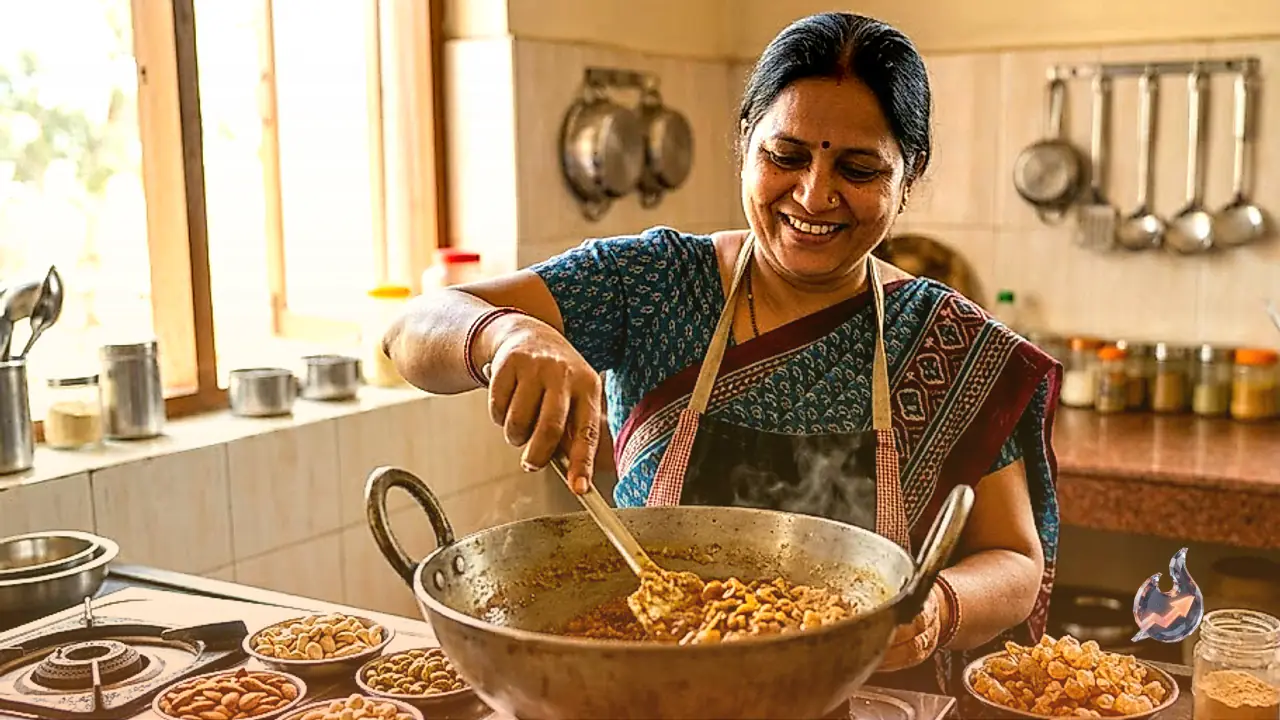 Learn How to Make Traditional Baghelkhandi Wheat and Dry Fruit Laddoos at Home with Satna Resident Anjali Chaturvedi