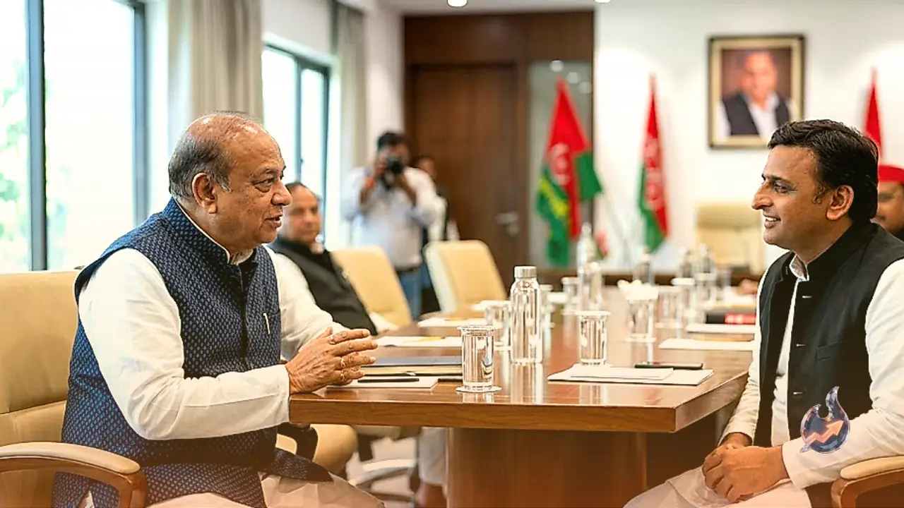 TMC MP Sugata Roy Meets Akhilesh Yadav as Shared Picture Sparks Online Discussion
