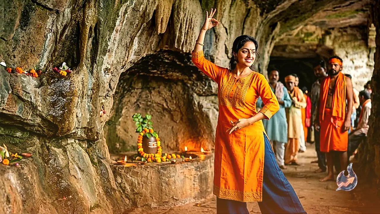 TV Actress Deepika Singh Breaks Into Impromptu Shiva Dance At Ujjain's Bhartrihari Cave On Sawan's First Monday