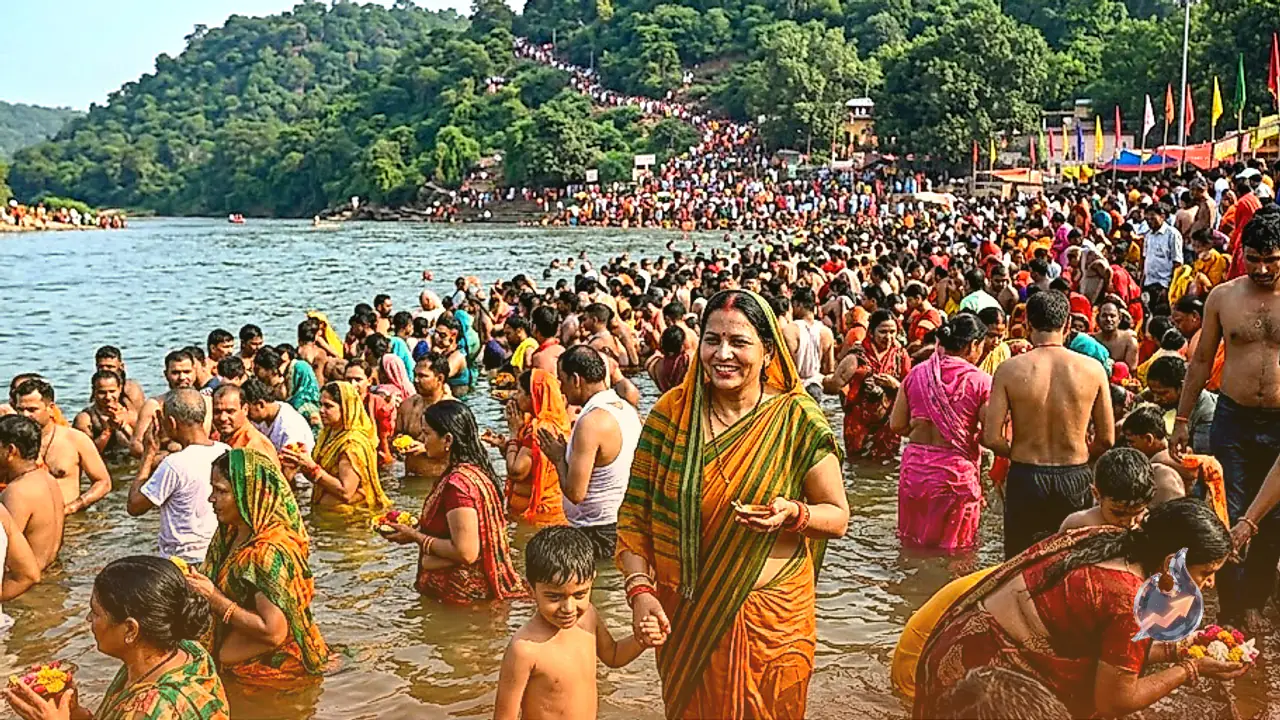 सावन हरियाली अमावस्या पर चित्रकूट में श्रद्धालुओं का जनसैलाब, मंदाकिनी स्नान और कामदगिरि परिक्रमा के लिए जुटी भारी भीड़