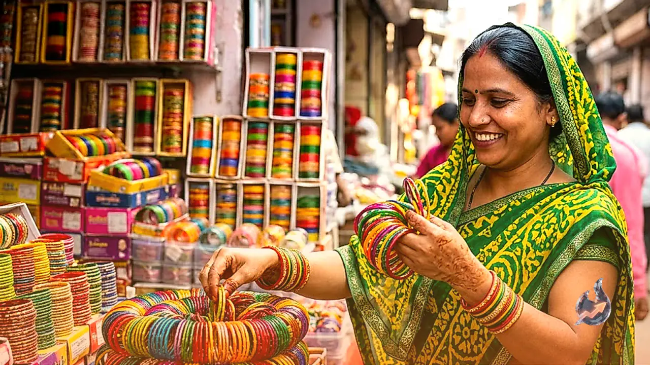 Sawan Fashion Shift: Lightweight Jelly Bangles Take Over Firozabad Markets