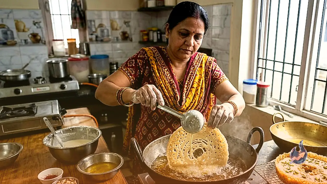 Master the Art of Making Crispy Honeycomb Ghevar at Home for Sawan and Teej Festivities