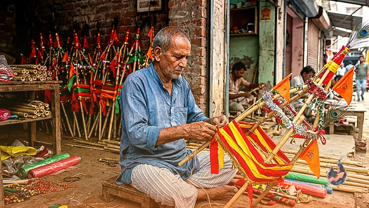 सावन की रौनक: 30 सालों से बरेली के मटकी चौकी में सज रहा है कांवड़ बाजार, कई जिलों से पहुंचते हैं शिवभक्त