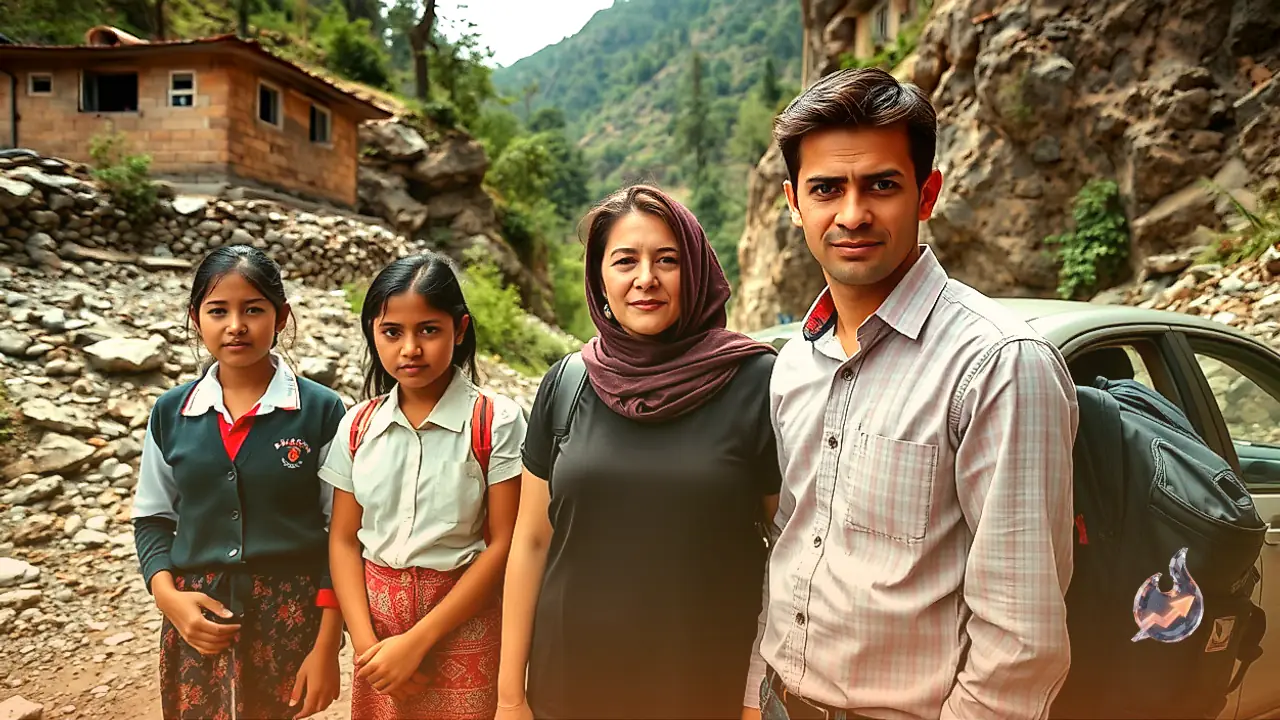 चंबा-संघणी मार्ग पर खाई में गिरी बेकाबू कार, शिक्षिका की जान गई और दो मासूम बच्चों समेत चार घायल