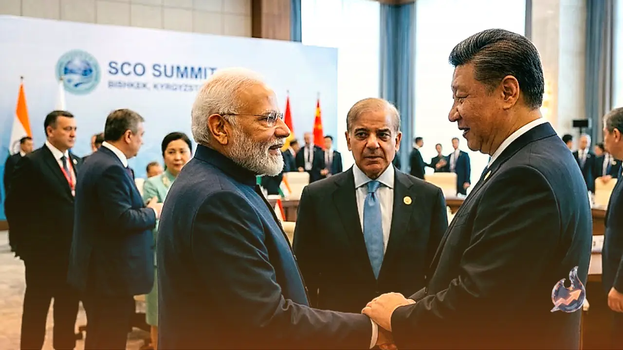 PM Modi Interacts with Xi Jinping at SCO Summit, Appears to Ignore Pakistan PM Shehbaz Sharif