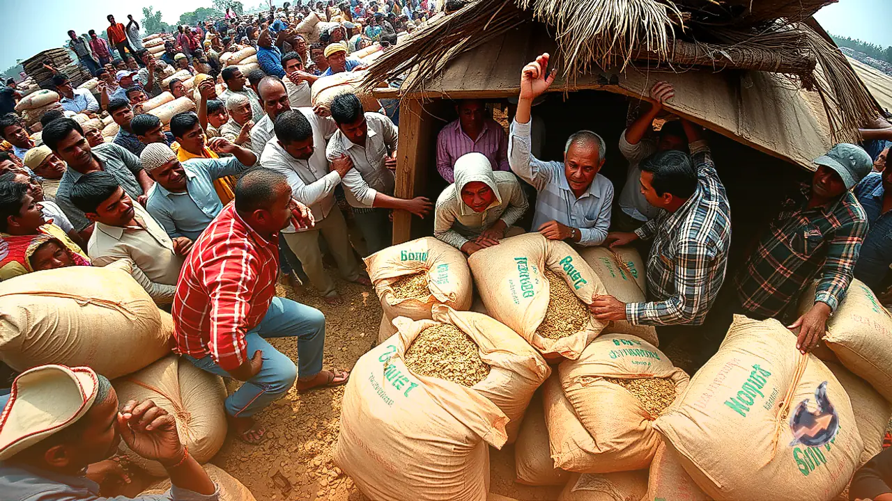 Scuffle Breaks Out for DAP Fertilizer in Bandikui as Two Farmers Collapse in Rush for 840 Sacks