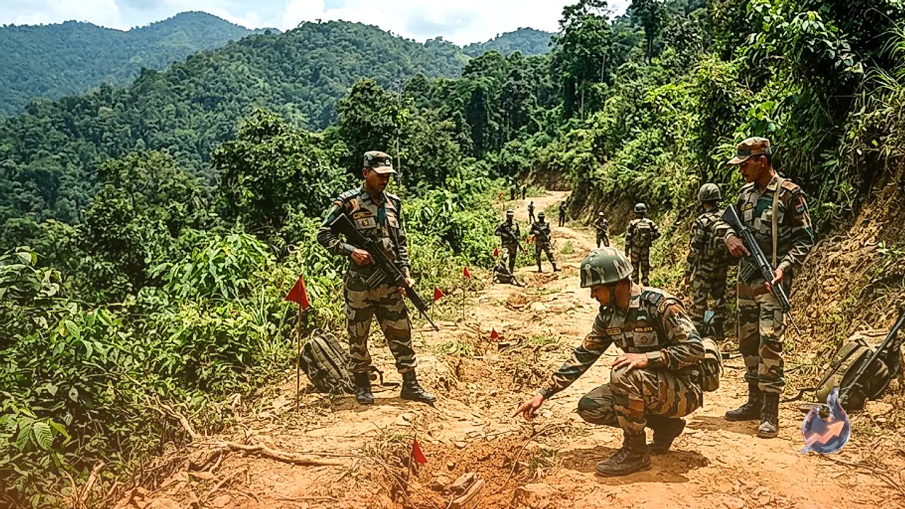 Security Forces Uncover 27 Hidden Bombs Along 8-Kilometre Stretch Near Manipur Border