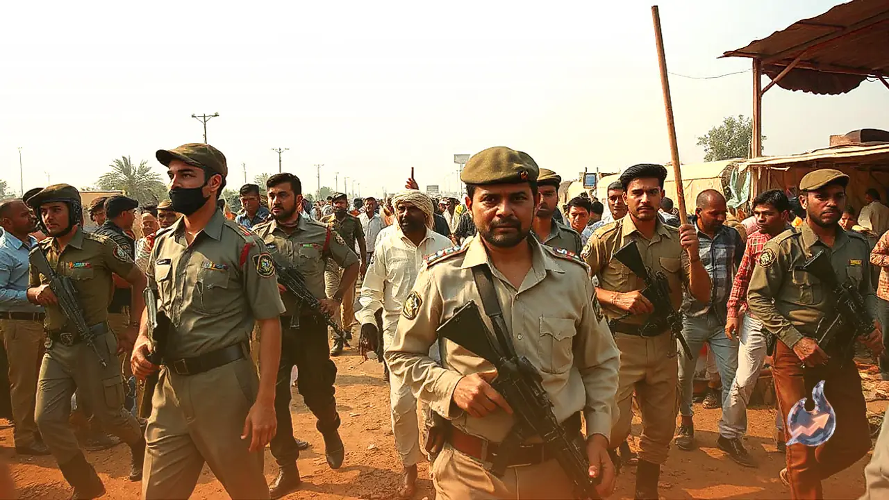 Security Guards Unleash Brutal Lathi-Charge on Farmers at Baran Agricultural Mandi, Six Injured