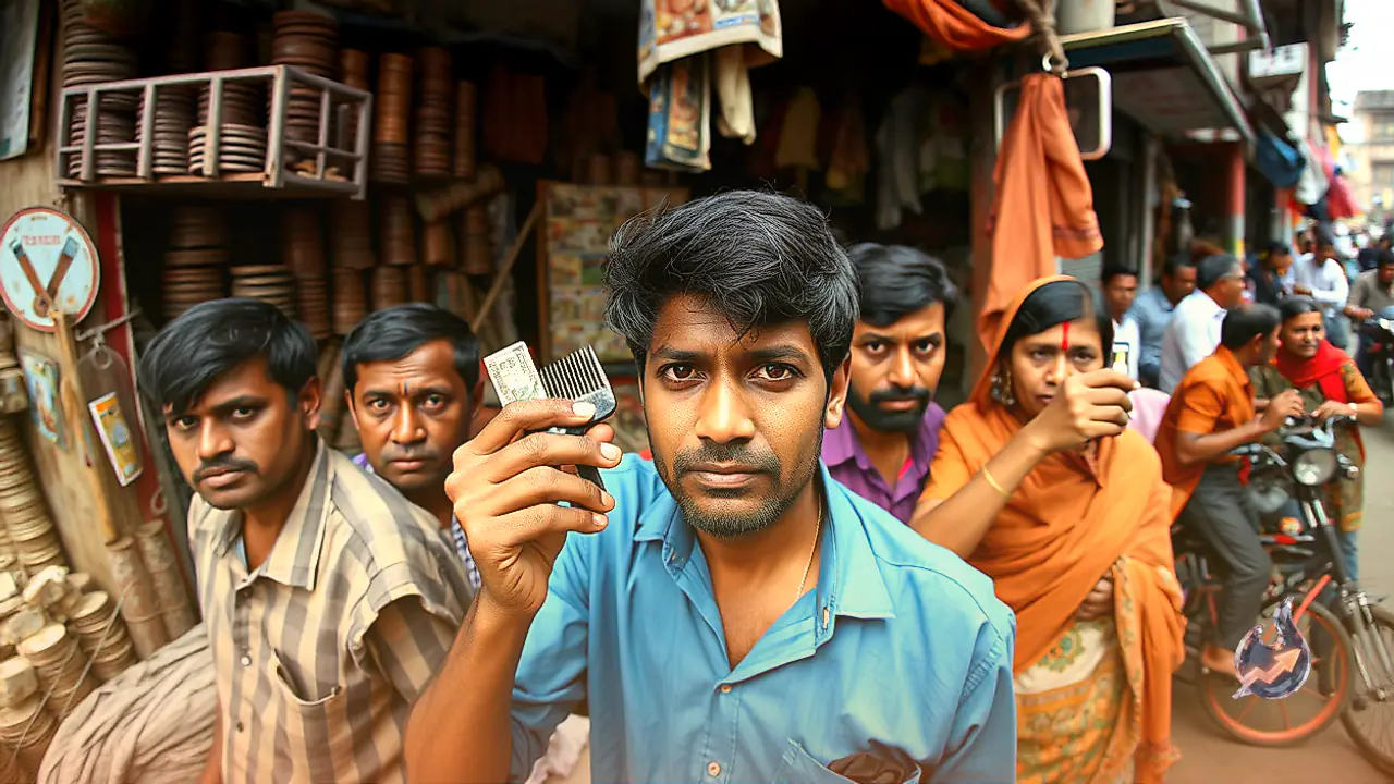 Selling a 30 Rupee Styling Comb on Street Corners, Bengal Native Earns Up to 1800 Rupees Daily in Jamshedpur