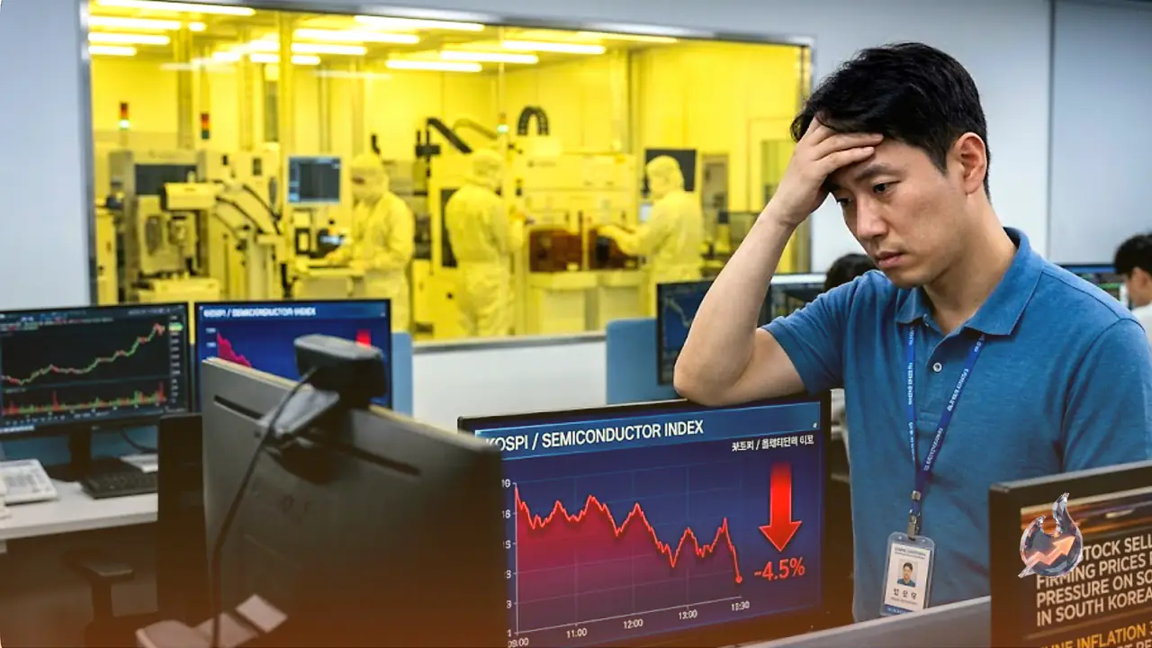 Chip-Stock Sell-off and Firming Prices Pile Fresh Pressure on South Korea