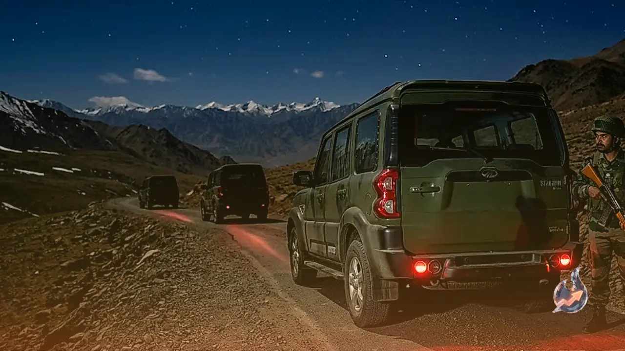 Those Odd Round Fittings On Army Scorpios Aren't Weapons, They're Keeping Night Convoys Hidden From The Enemy