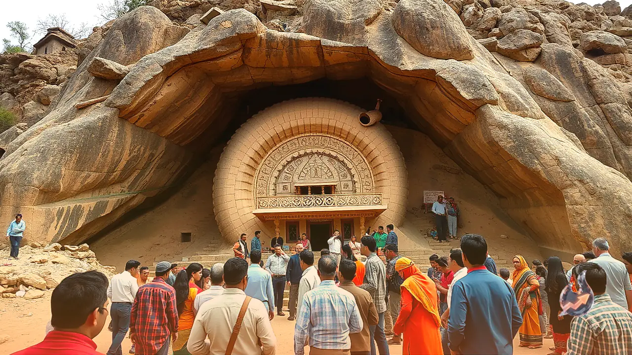 Serpent-Shaped Shrine in the Aravallis Holds Rare Sheshnag Aarti and 800-Year-Old Traditions