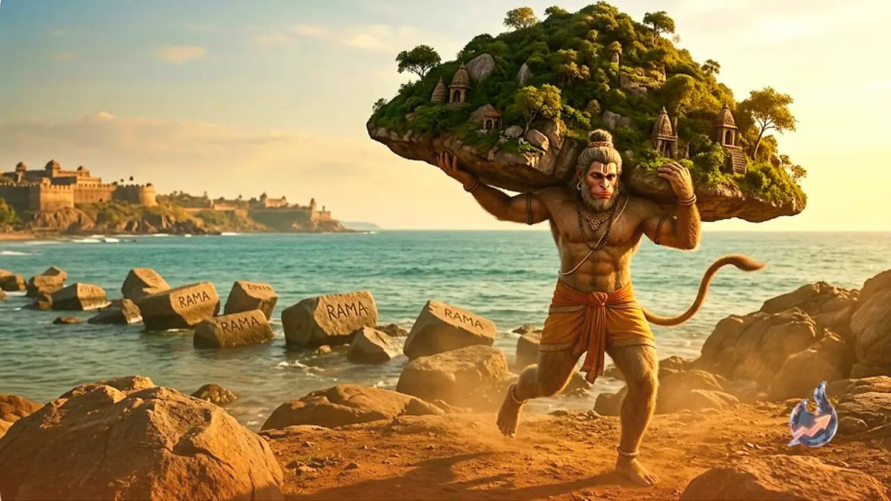 सेतु निर्माण के लिए हनुमान जी उठा लाए थे गोवर्धन पर्वत, फिर अचानक क्यों बदल गई पूरी कहानी