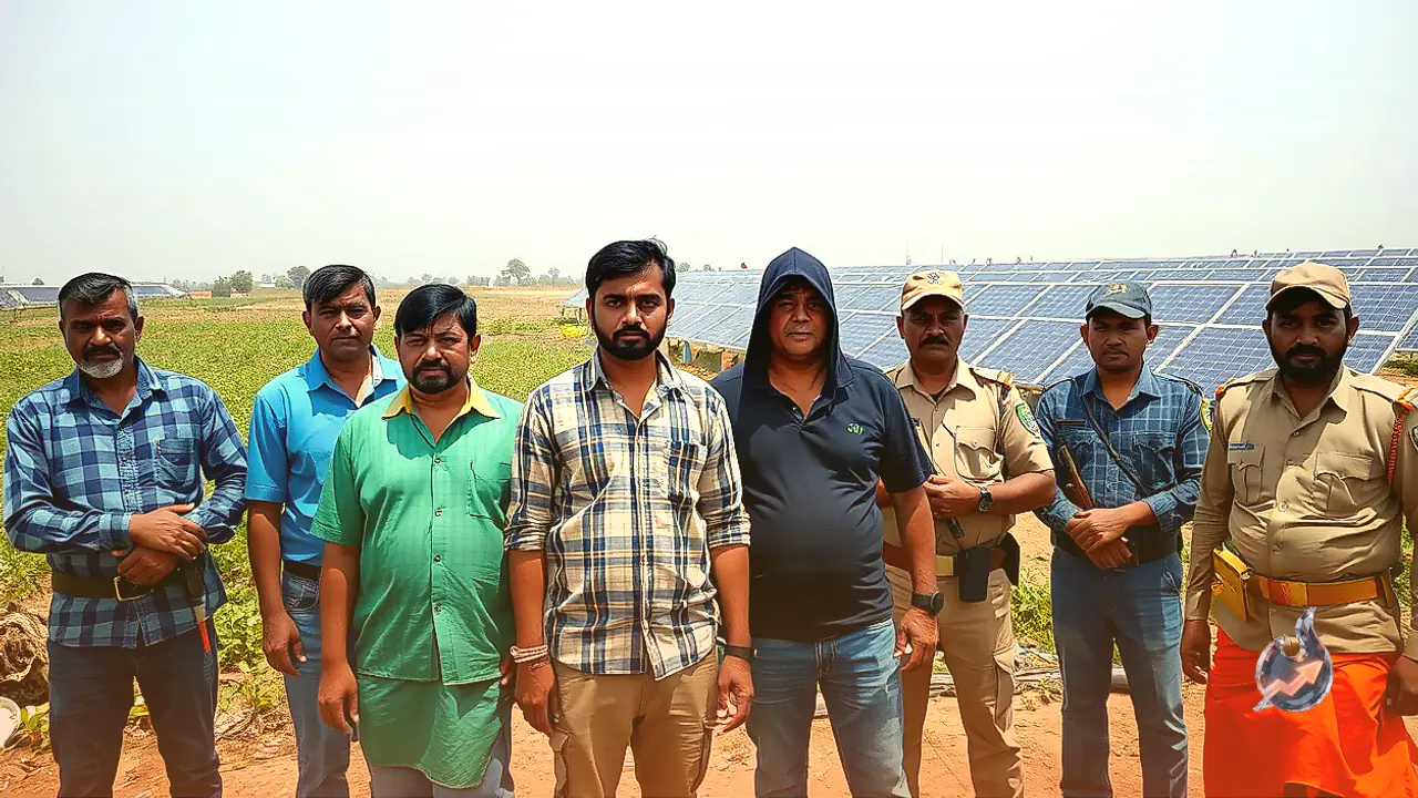 Seven Held in Panotia Solar Plant Robbery Case as Stolen Goods Recovered in Rajsamand