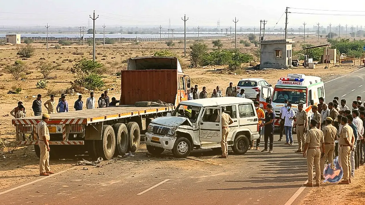 Seven Workers Killed and Several Injured as Bolero Hits Trailer Near Khavda Solar Park in Kutch