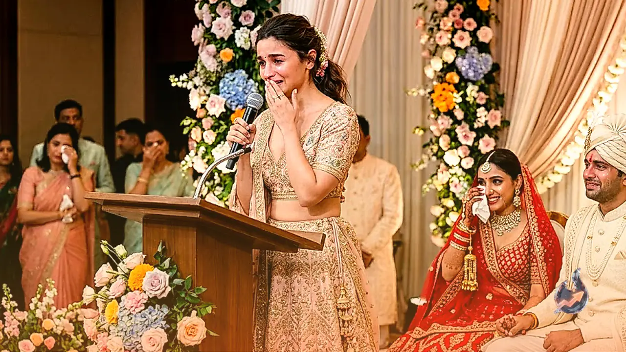 At Best Friend's Wedding, Alia Bhatt Breaks Down While Describing the Groom's Tears of Joy