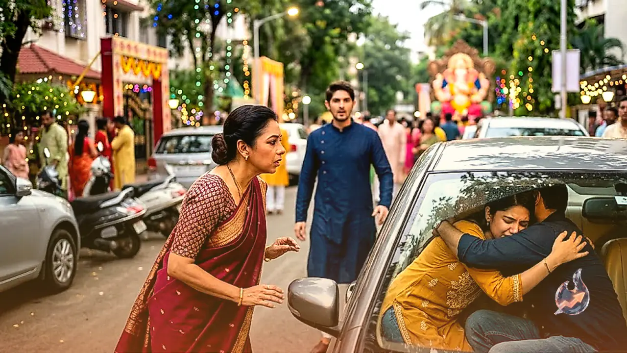 Surprise Return During Festivities Sparks Chaos as Anupama Catches Mahi Hugging Stranger Inside Car
