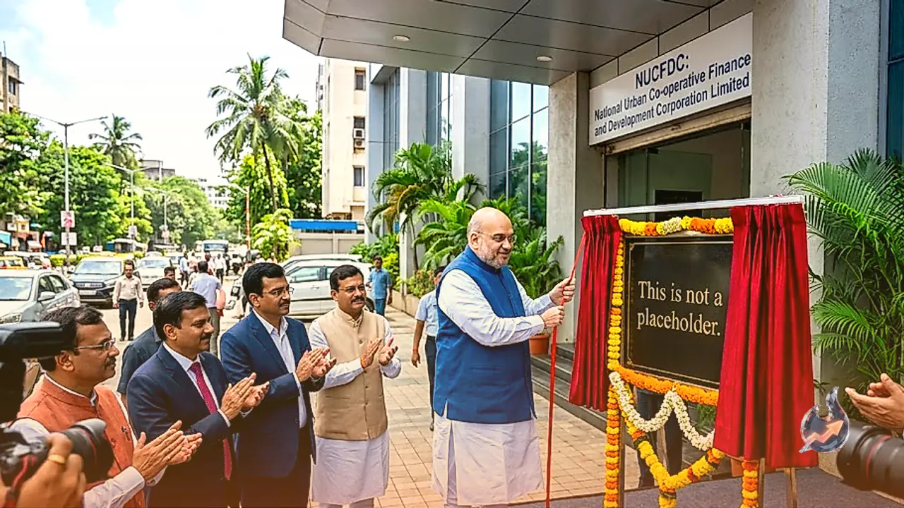 शहरी सहकारी बैंकों को मजबूत करने मुंबई में NUCFDC के नए कार्यालय का अमित शाह ने किया उद्घाटन