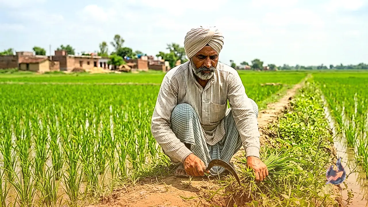 Shahjahanpur Farmer Ranjod Singh Shares Paddy Protection Strategy, Trimming Field Bunds Halves Pesticide Expenses