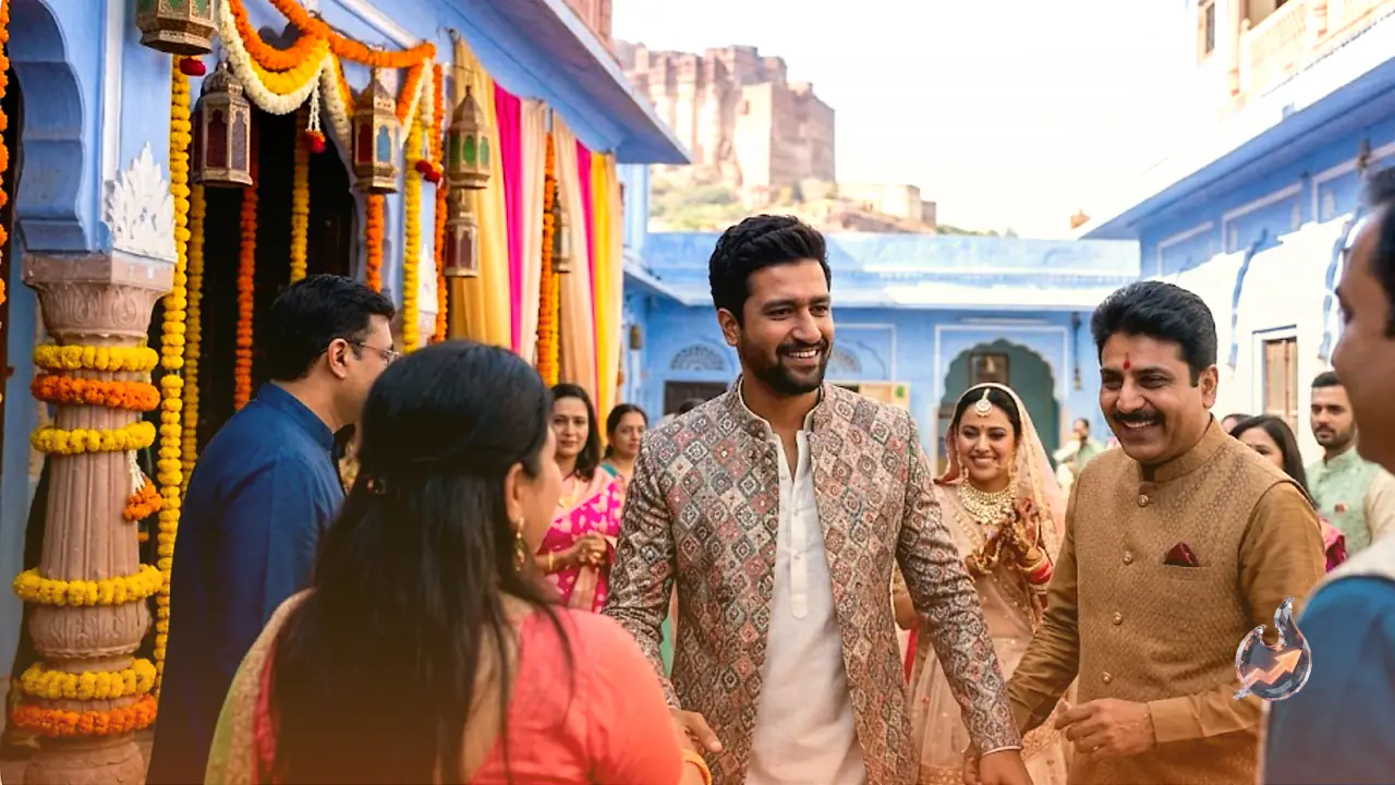 शैलेश लोढ़ा की बेटी की शादी में पहुंचे विक्की कौशल, बारातियों का किया भव्य स्वागत