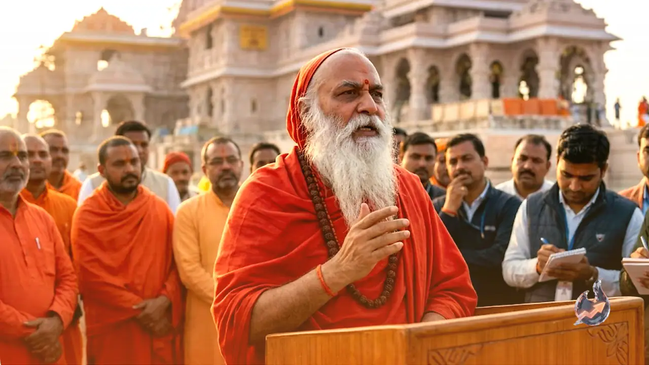 Shankaracharya Avimukteshwaranand Asks Why Senior Figures Escape Scrutiny in Ram Mandir Donation Scam