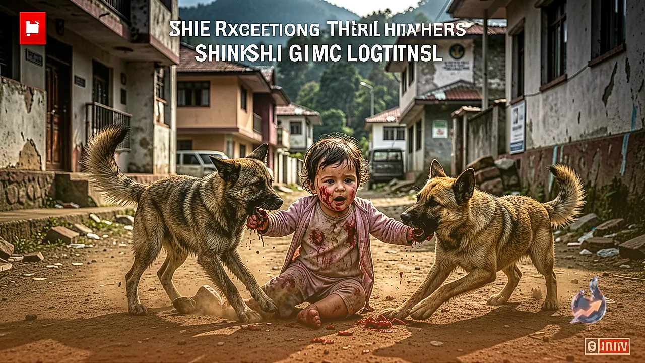 शांकली में घर के बाहर खेल रही नन्ही बच्ची पर आवारा कुत्तों का हमला, शरीर पर आए 20 टांके