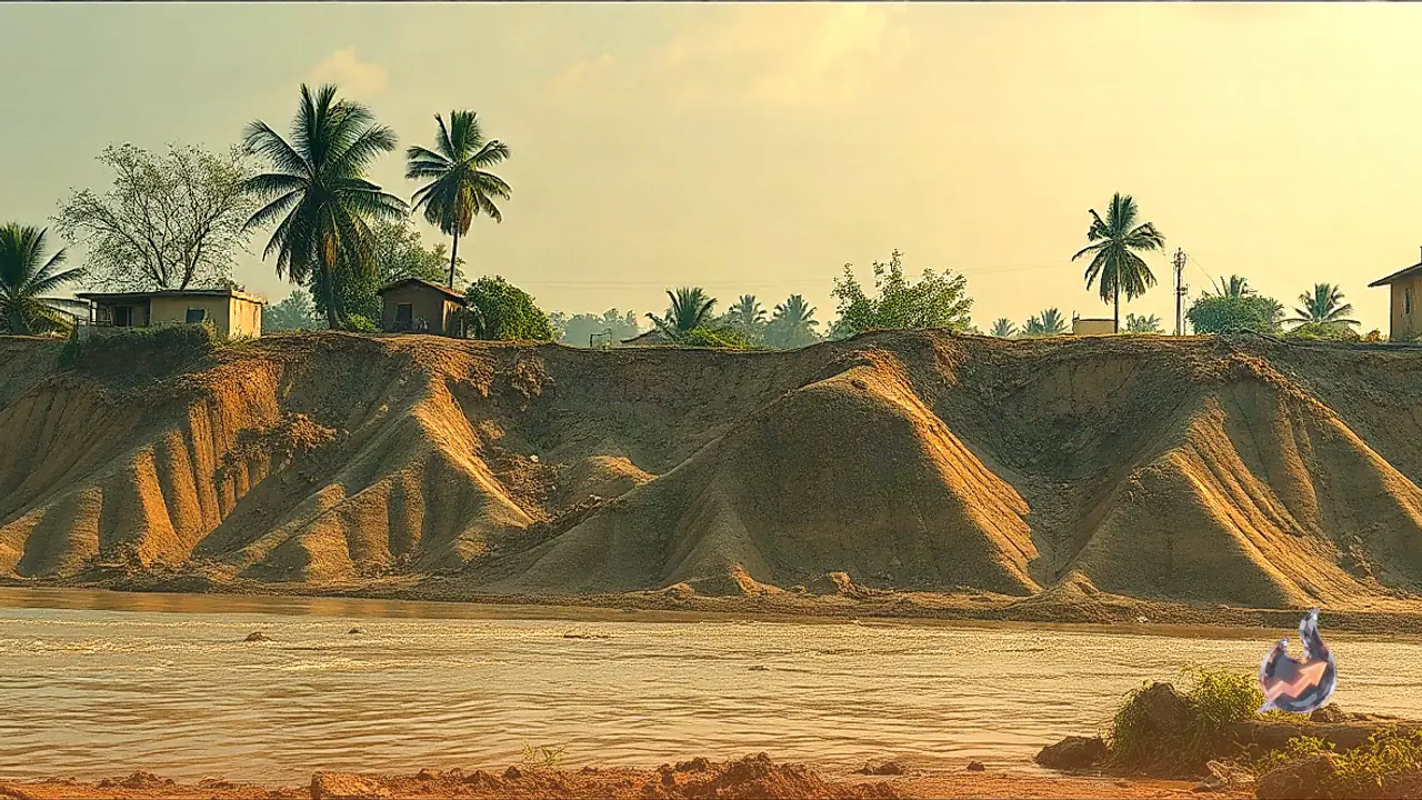 Sharda River Erosion Wreaks Havoc in Lakhimpur Kheri, Villagers Forced to Dismantle Their Own Homes