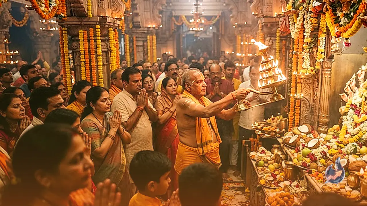Shardiya Navratri Ashtami and Navami align with Monday fast on 19 October 2026 alongside key puja timings and panchang details