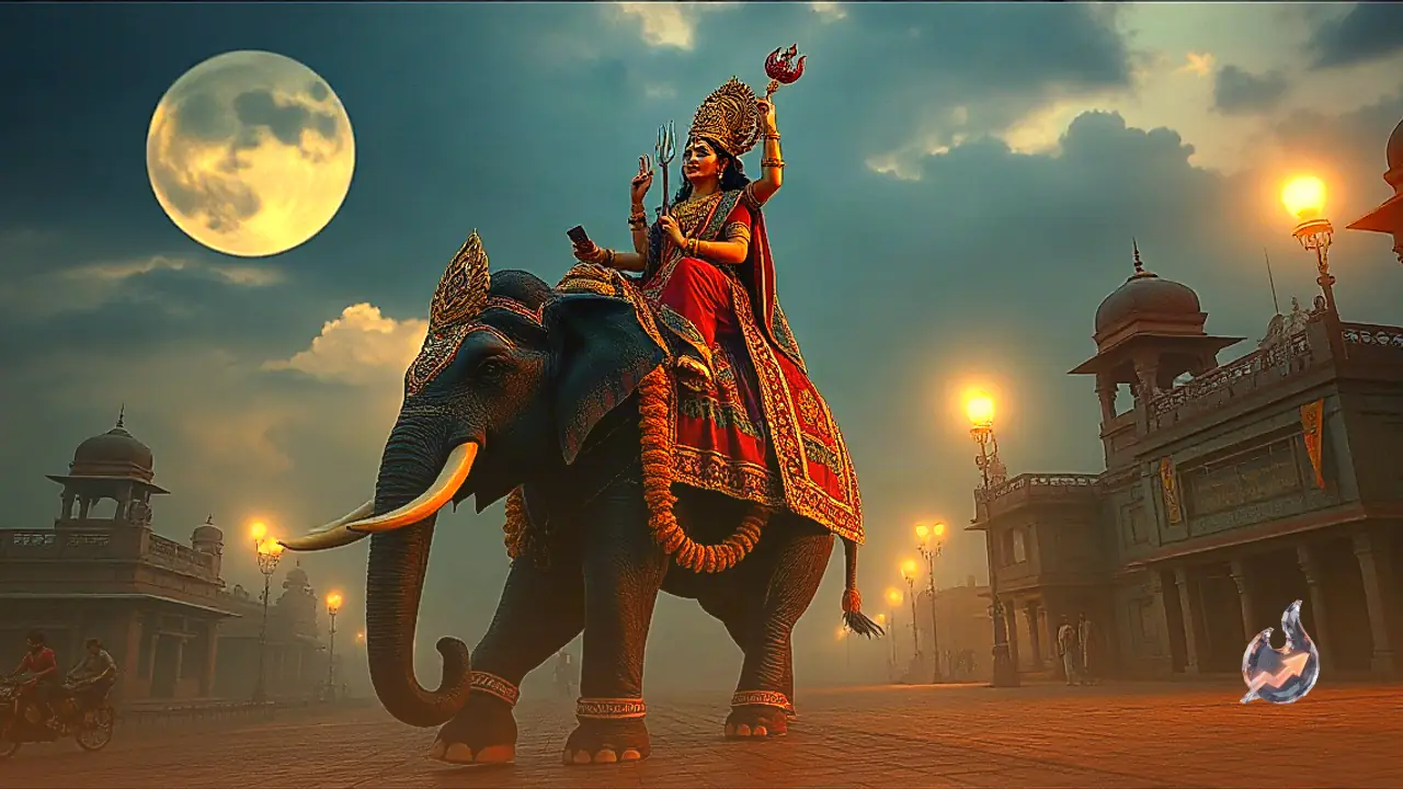 Goddess Durga to Arrive on an Elephant for Shardiya Navratri, Know How Scripture Determines the Divine Mount