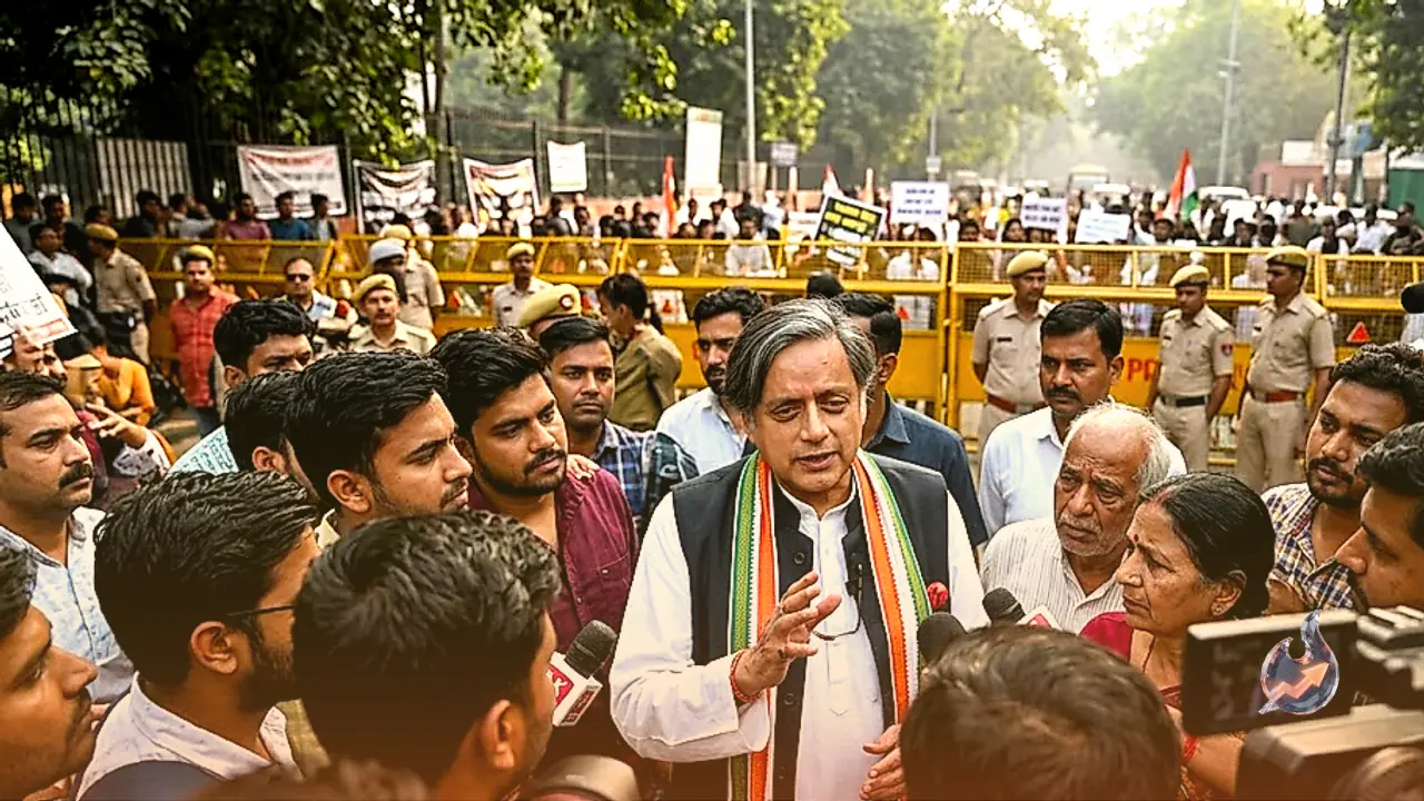 Shashi Tharoor Questions Detention of Ankita Bhandari's Parents and Jantar Mantar Protesters