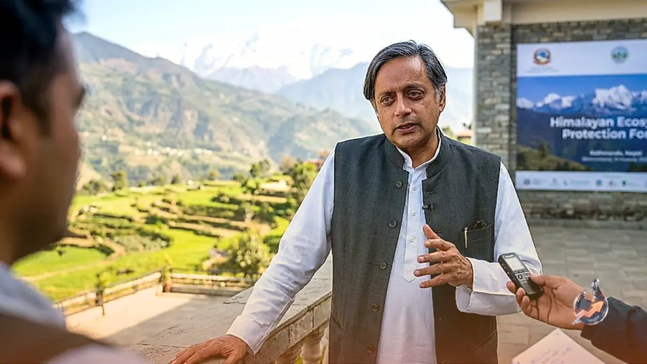 Shashi Tharoor Calls on India, China, and Nepal to Jointly Protect Himalayan Ecosystem