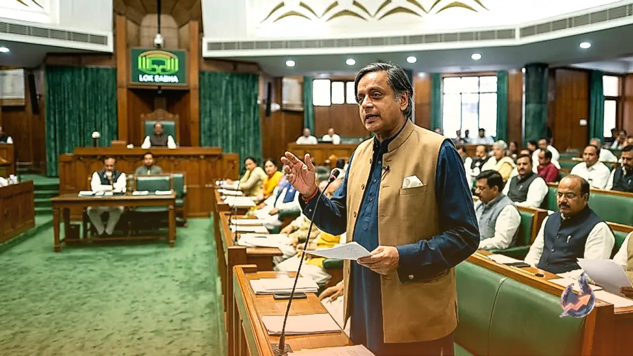 Shashi Tharoor Raises Natural Farming Issue in Lok Sabha, Emphasizes Economic Viability for Farmers