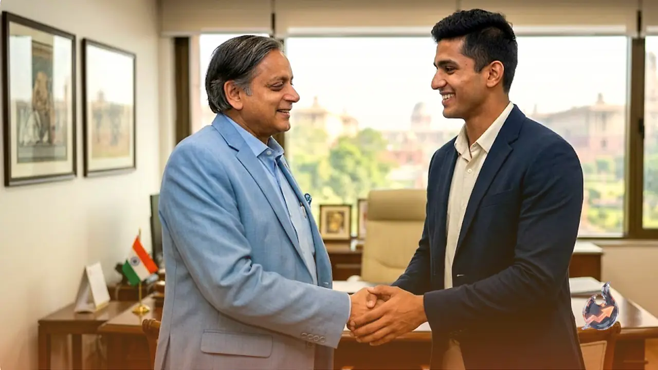 शशि थरूर ने ओलंपियन और ऑक्सफोर्ड ग्रेजुएट स्मित सिंह से की मुलाकात, युवा भारतीयों की तारीफ में लिखी दिल की बात