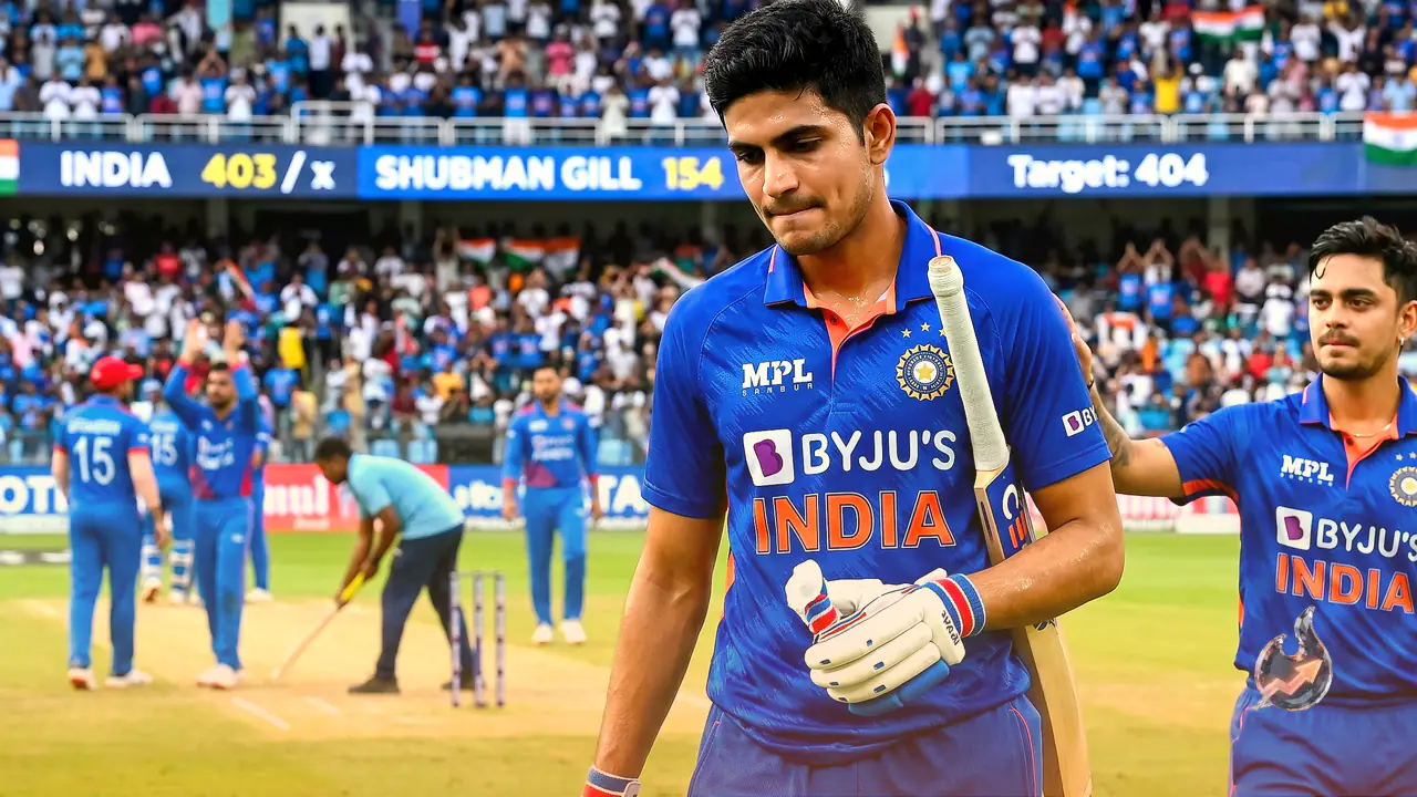Gill Hits 154 but Walks Off Disappointed: India Captain Reveals He Was Chasing a Double Century in 170-Run Rout of Afghanistan
