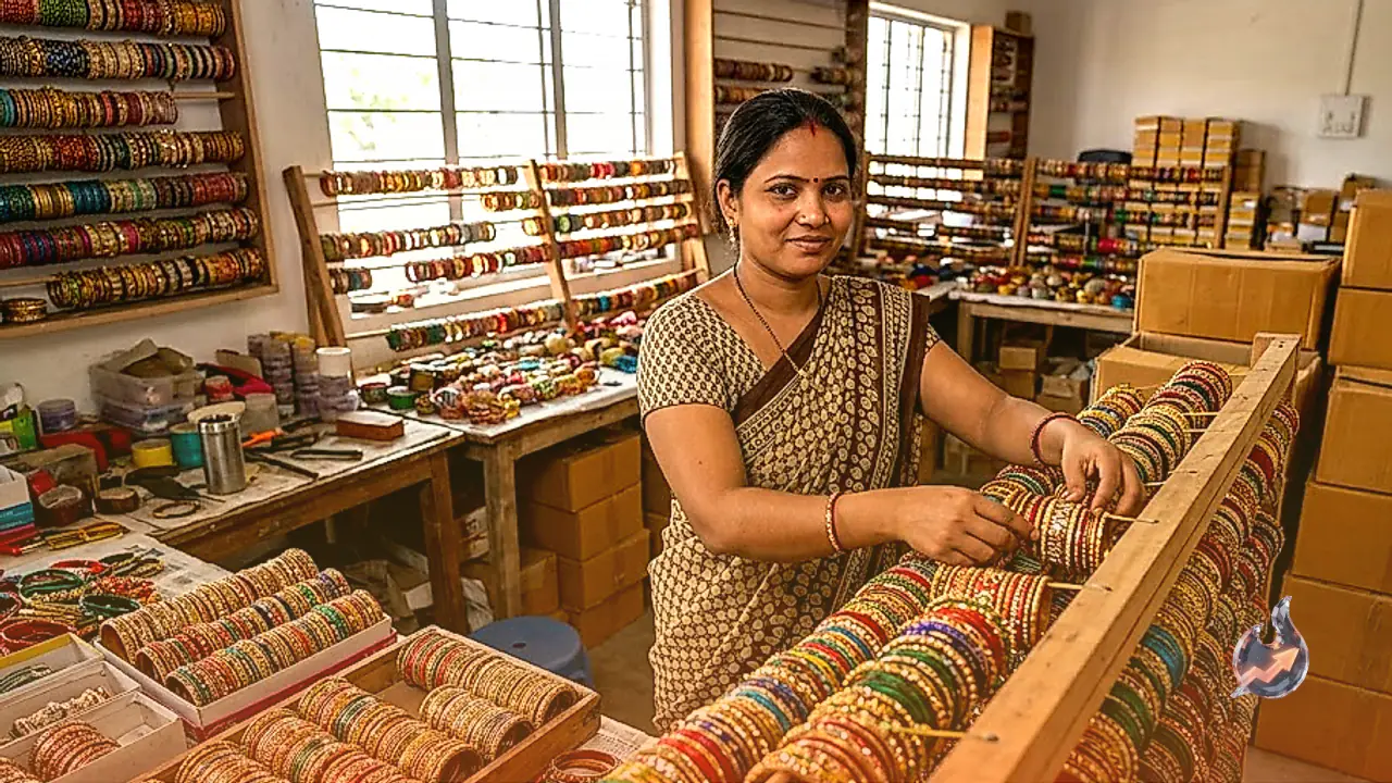 How a Sheohar Woman Turned a ₹40,000 Loan Into a ₹20 Lakh Bangle Business