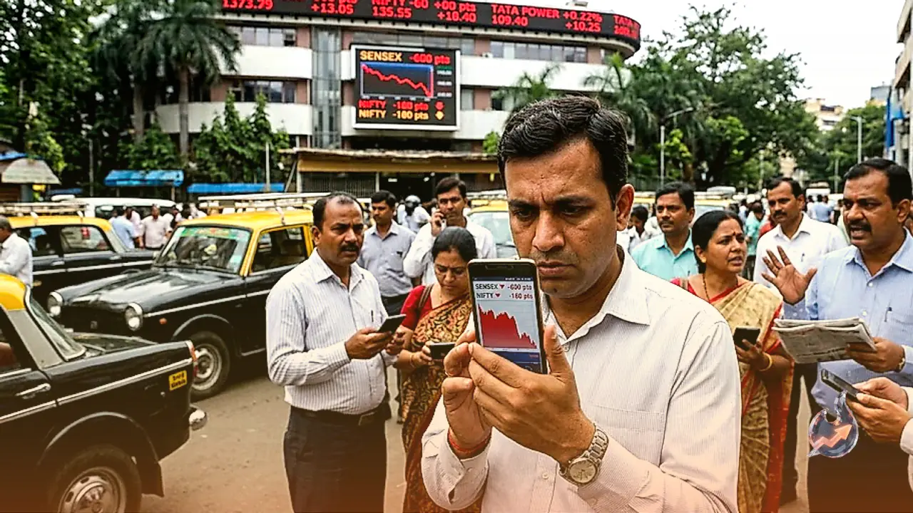 Stock Market Crash: Sensex Slumps 600 Points Amid Global Tension