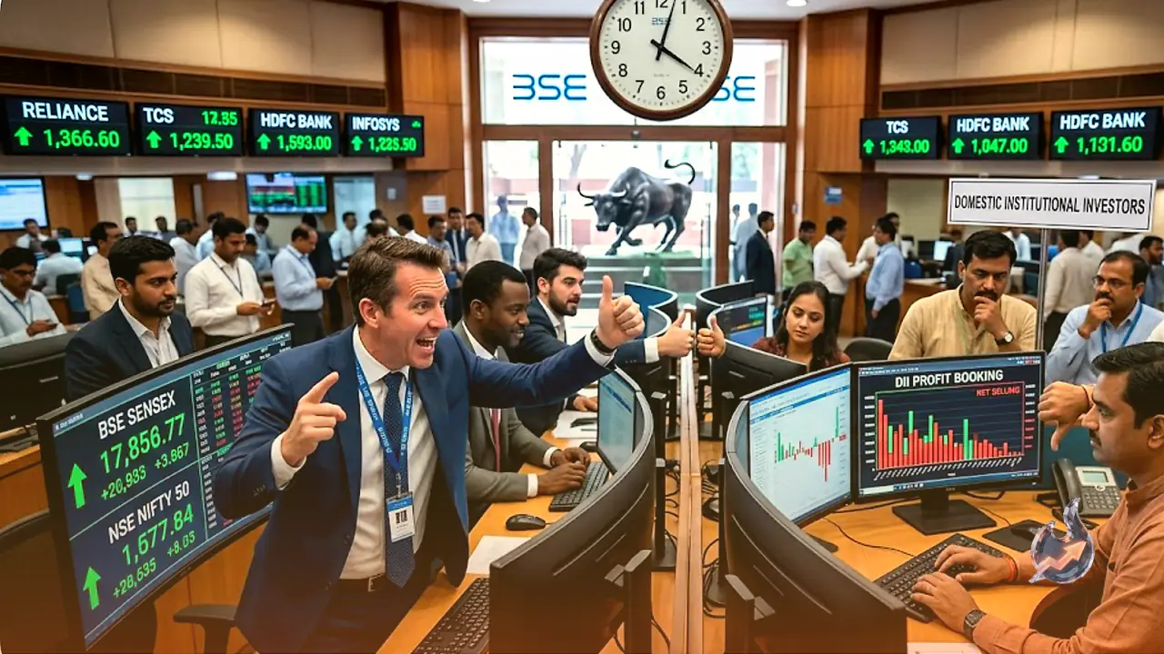 Diverging Trends: FIIs Turn Buyers While DIIs Offload Shares in Indian Markets