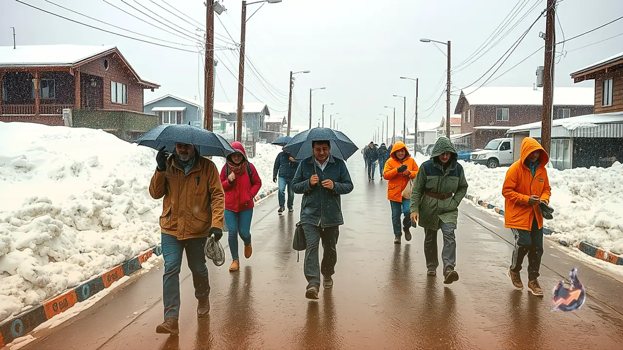 Shifting Weather Patterns Bring Snowfall To Northern Heights And Heavy Downpours Across Southern States