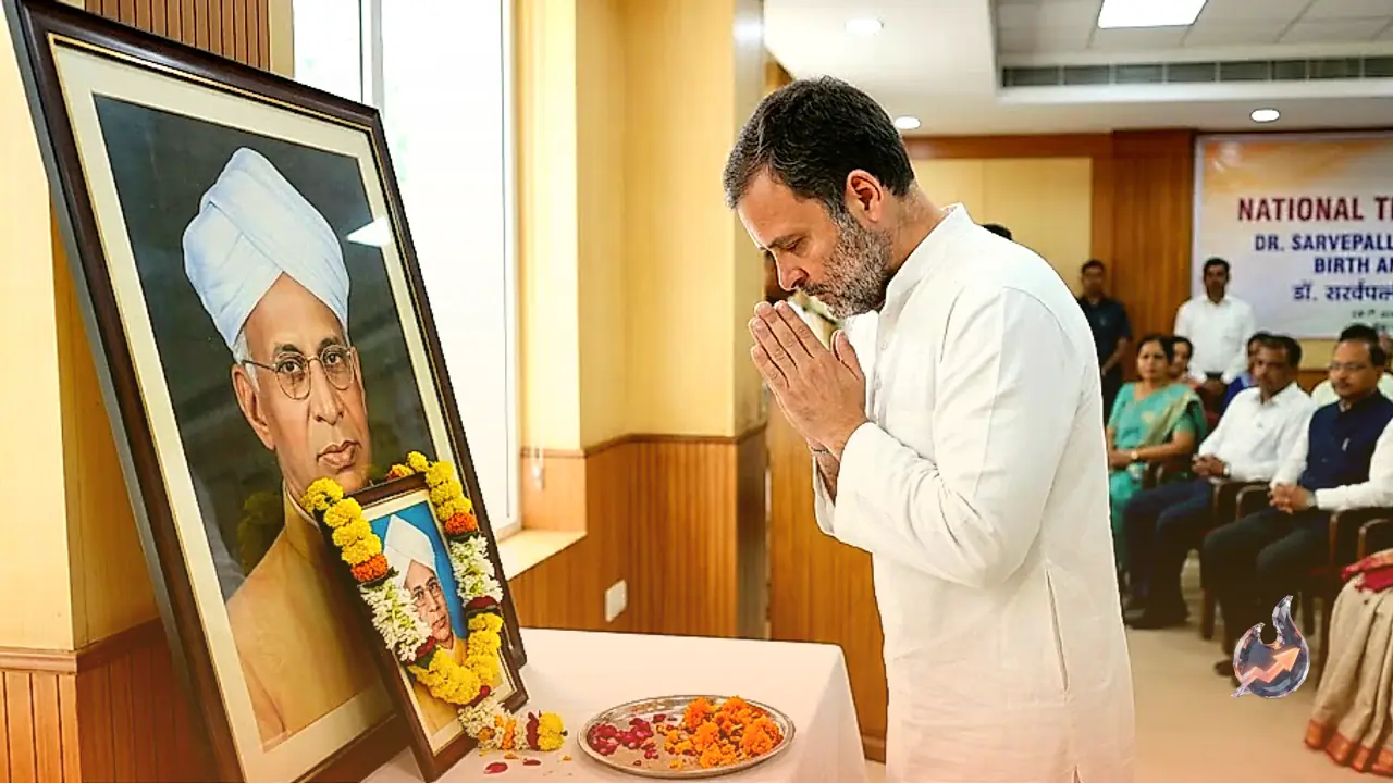 शिक्षक दिवस पर राहुल गांधी ने डॉ. सर्वपल्ली राधाकृष्णन को दी श्रद्धांजलि, देश के गुरुजनों के योगदान को बताया अमूल्य