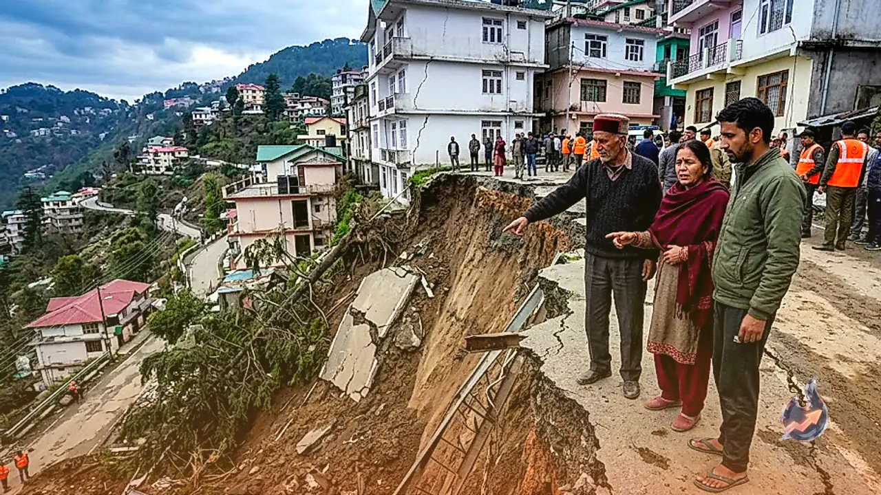Massive Landslide in Shimla's Bothwell: Sanjauli Residences Under Threat