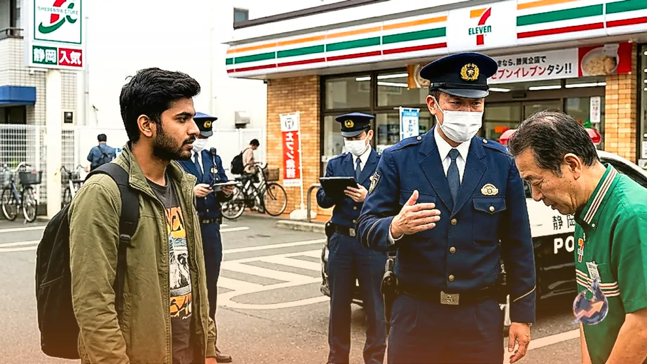 Indian Tourist Confronted at Shizuoka 7-Eleven: Local Police Intervene and Reprimand Store Owner