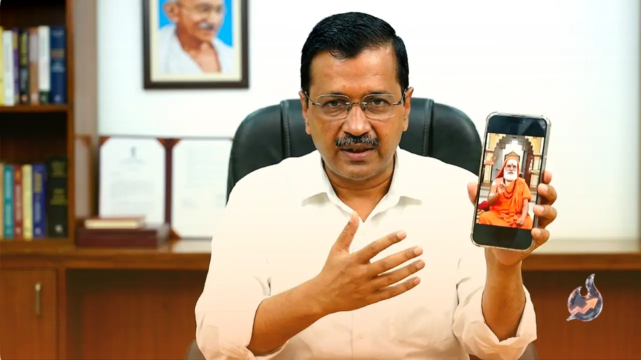 Social Media Buzzes As Arvind Kejriwal Shares Shankaracharya Video Questioning Protection Of Influential Figures