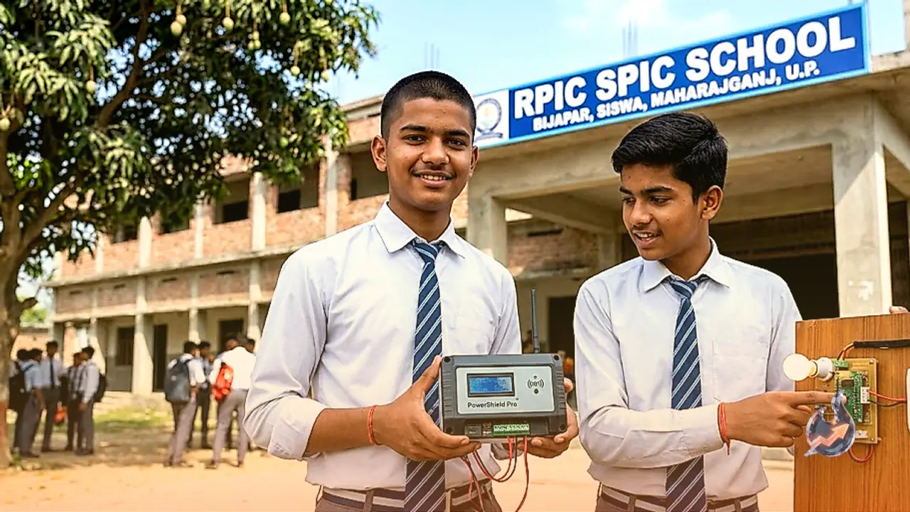 Smart Device Built by Maharajganj Students Sunny and Divyansh to Prevent Power Faults and Theft