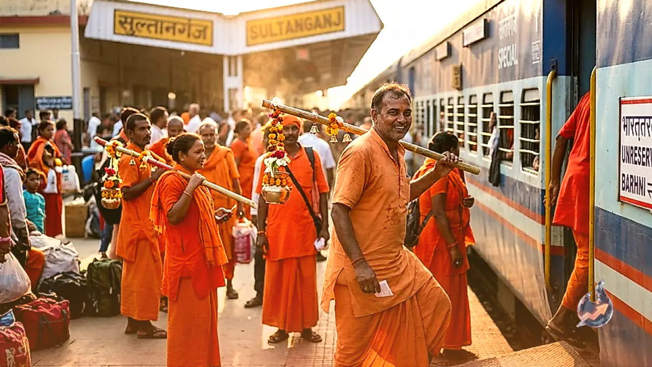 श्रावणी मेले में शिवभक्तों को रेलवे का तोहफा, बरहनी और देवघर के बीच चलेगी नई अनारक्षित स्पेशल ट्रेन