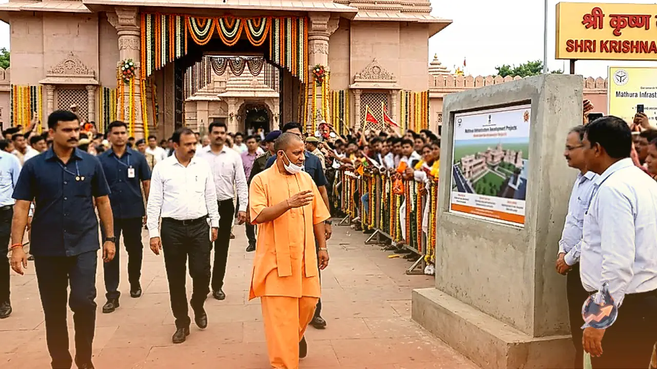 CM Yogi Adityanath Begins Two-Day Visit to Mathura for Janmashtami, to Launch Projects Worth Rs 977 Crore