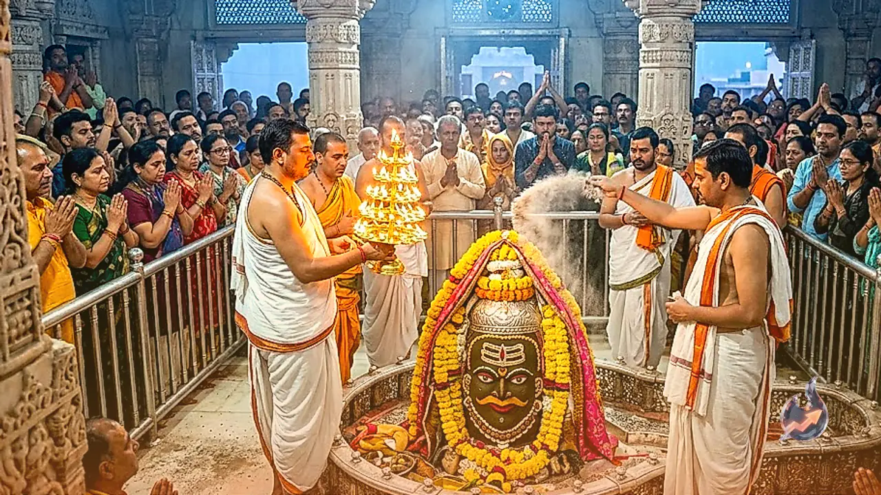 Divine Bhasma Aarti at Mahakaleshwar Temple: Ujjain Echoes with Prayers at Dawn