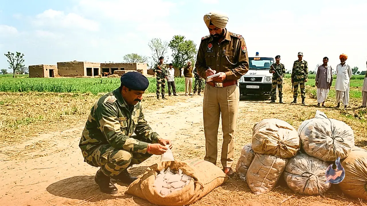 Pakistani Drone Dropped Heroin Worth Crores in Sri Ganganagar, BSF and Police Seize Drugs